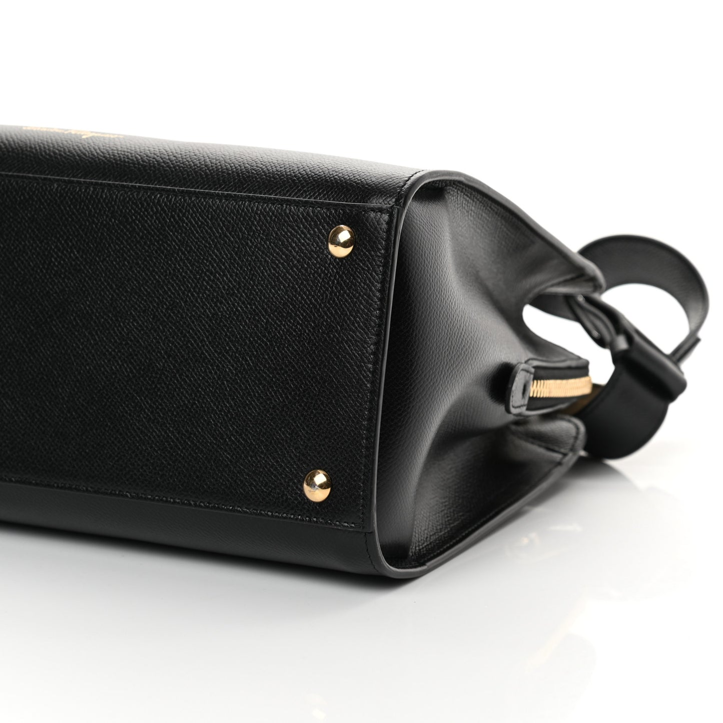 Hammered Calfskin Today Satchel Black