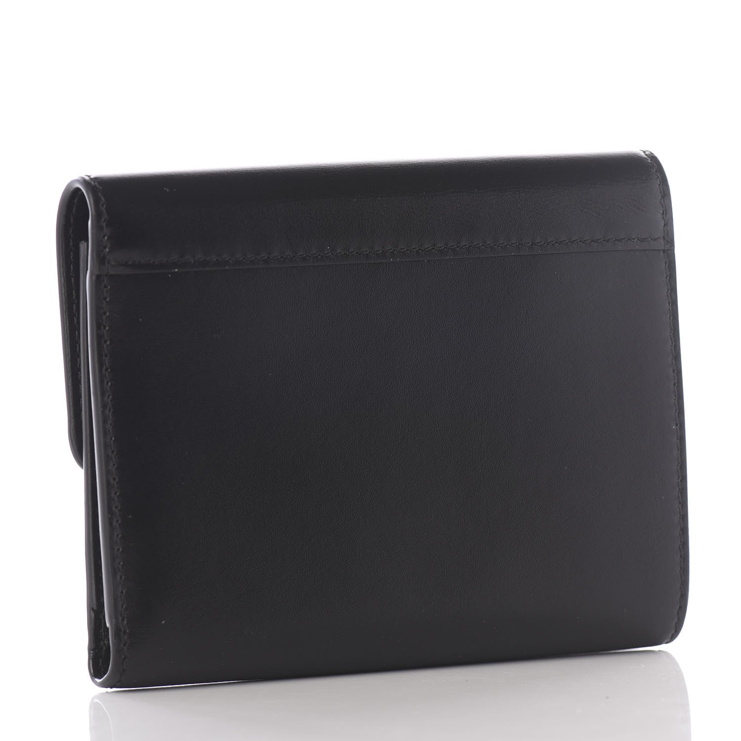 Celine Shiny Smooth Calfskin C Wallet Black 2 of 8
