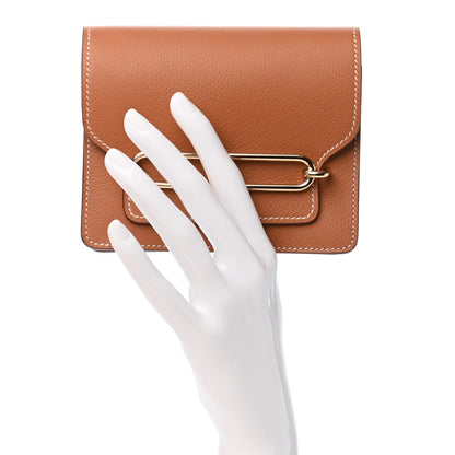 Hermes Evercolor Roulis Slim Wallet Gold 2 of 10