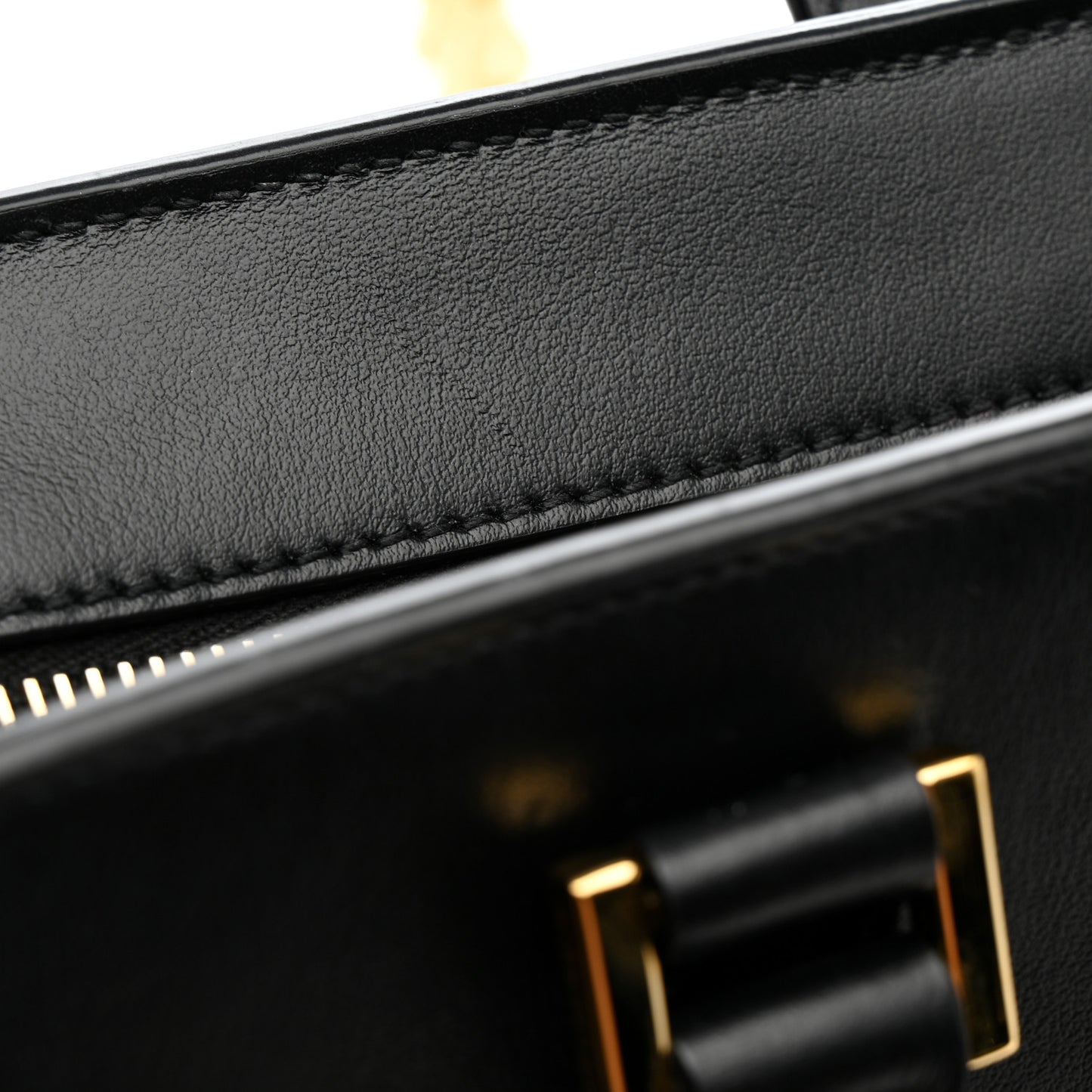 Calfskin Monogram Baby Cabas Black