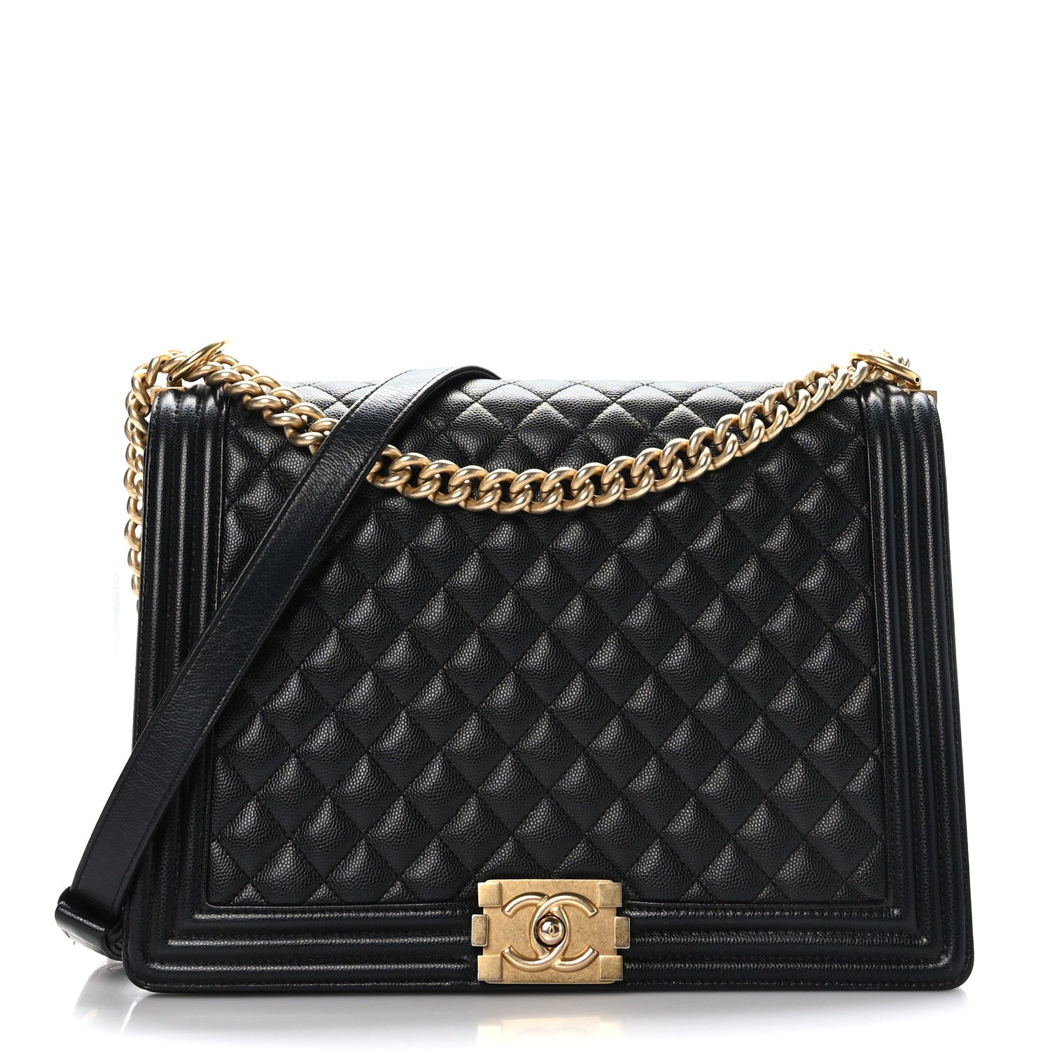 Chanel Caviar Quilted Large Boy Flap Black 1 of 9