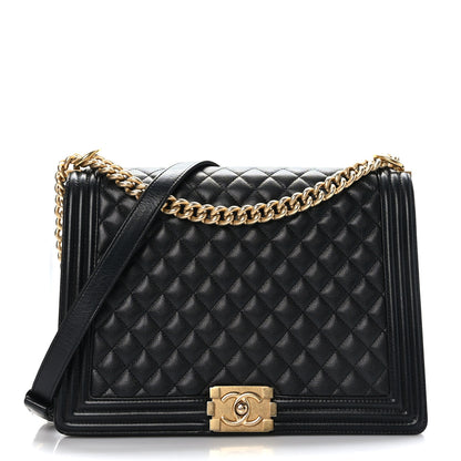 Chanel Caviar Quilted Large Boy Flap Black 1 of 9