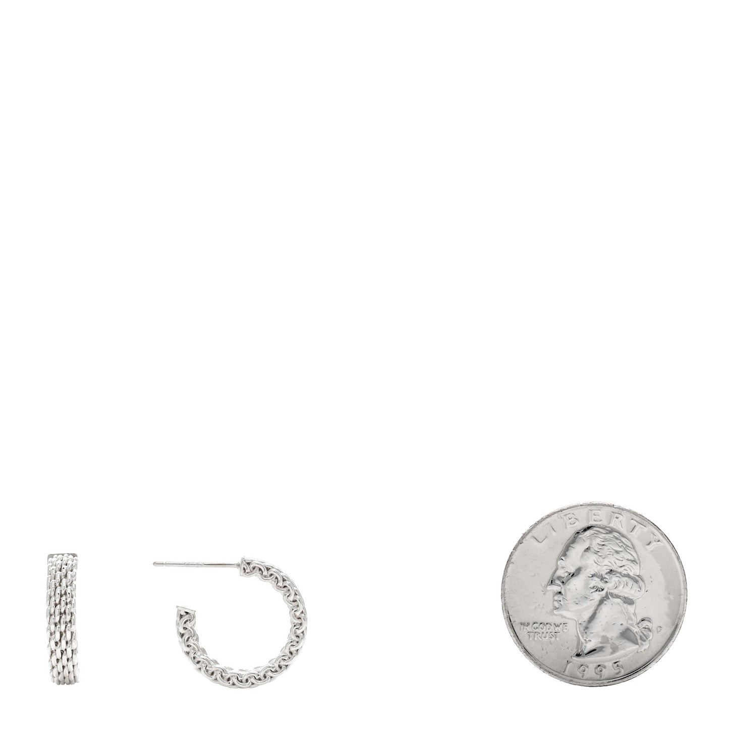 Sterling Silver Small Somerset Hoop Earrings