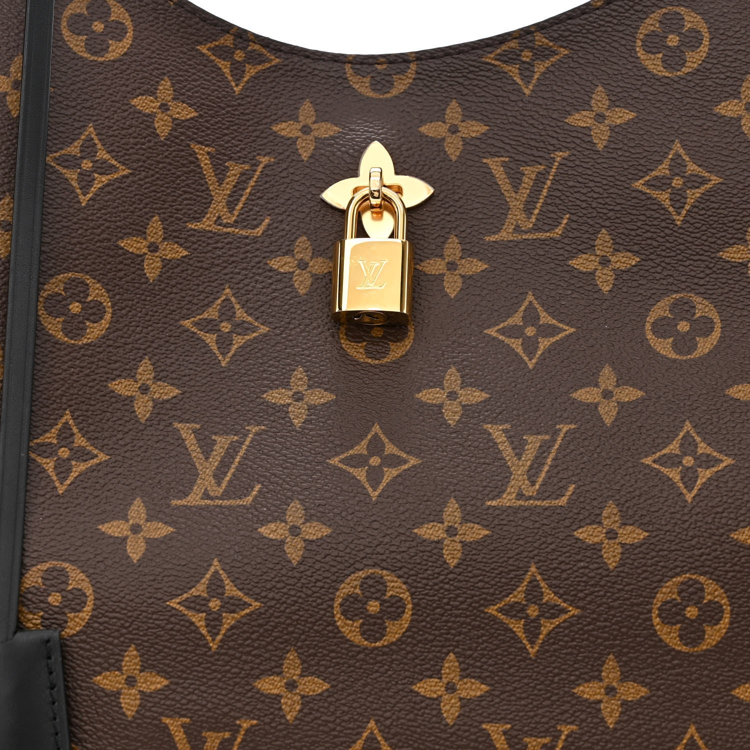 Louis Vuitton Monogram Flower Hobo Black 8 of 10