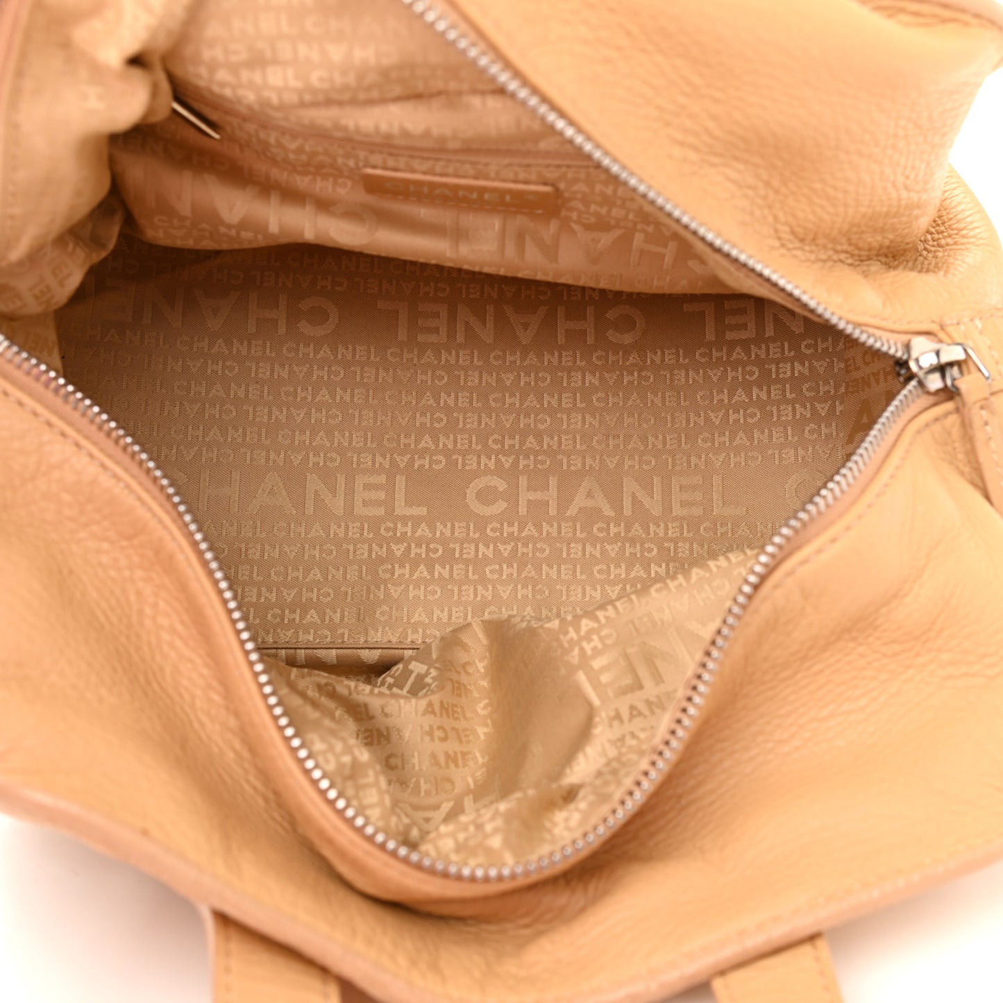 Deerskin Medium Bolt Bag Beige