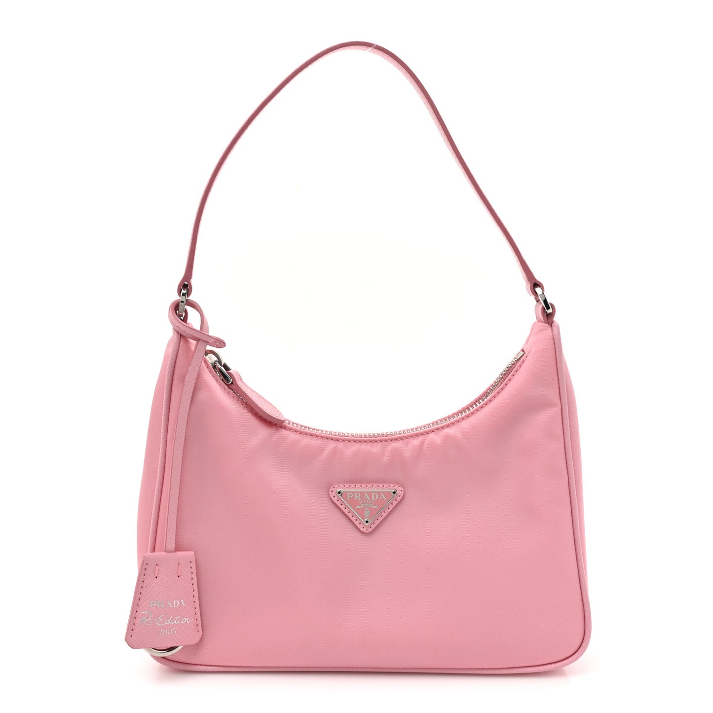 Re-Nylon Saffiano Mini Re-Edition 2005 Bag Rosa
