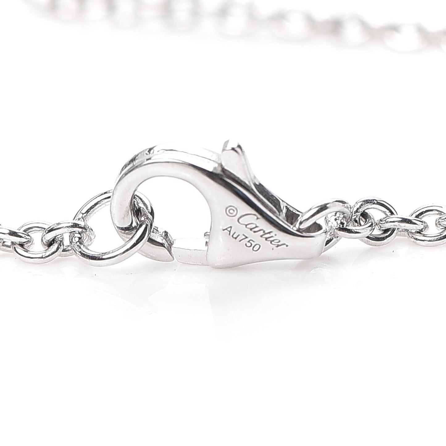 18K White Gold Interlocking LOVE Bracelet