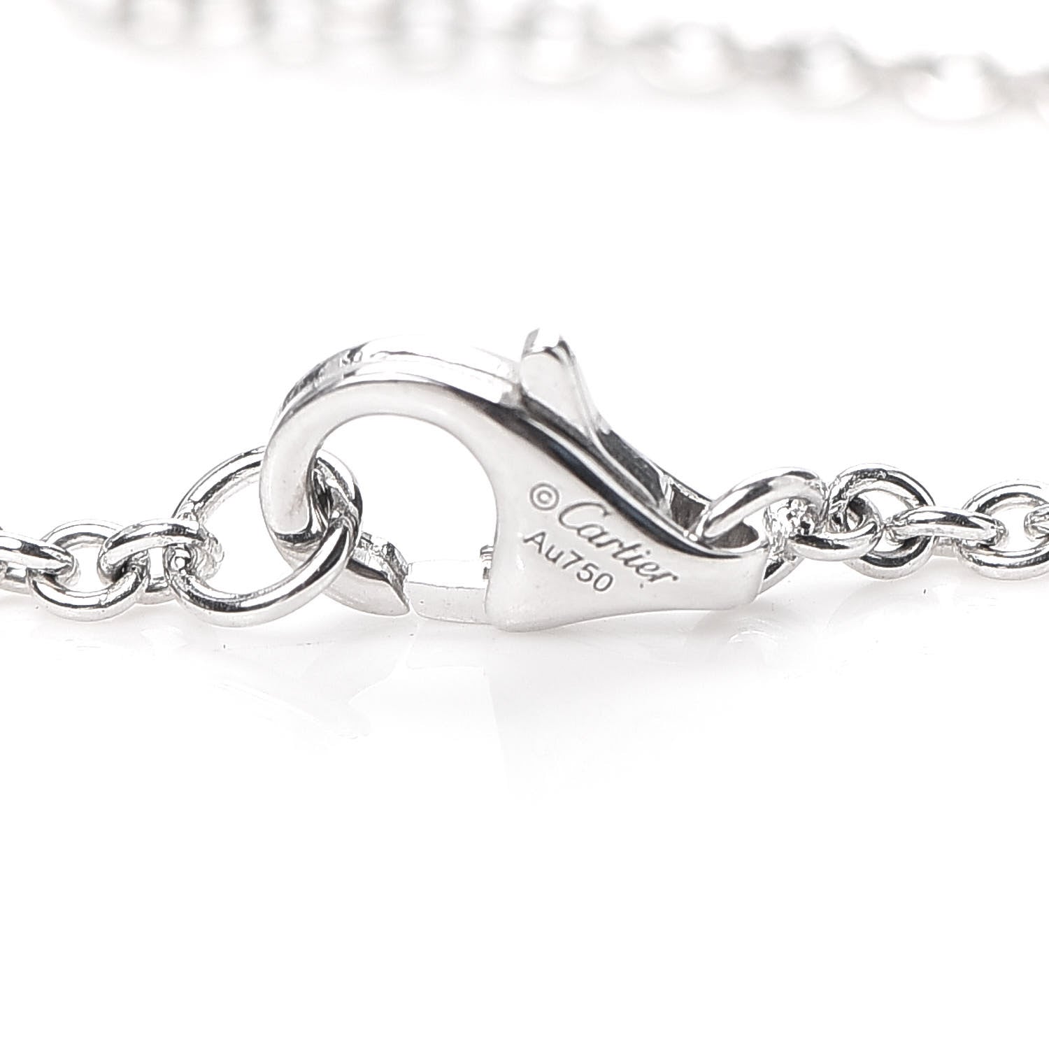Cartier 18K White Gold Interlocking LOVE Bracelet 5 of 5