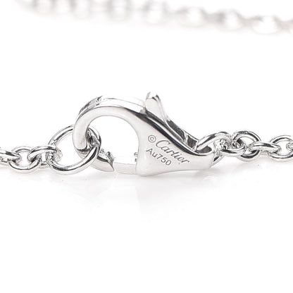 Cartier 18K White Gold Interlocking LOVE Bracelet 5 of 5