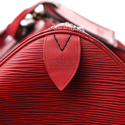 Louis Vuitton Epi Keepall 45 Castillan Red 8 of 16