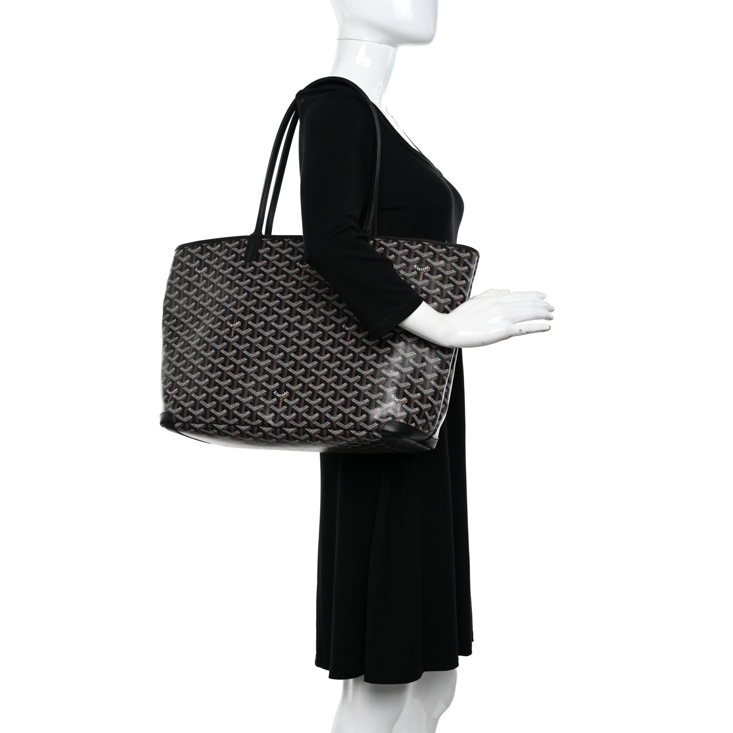 Goyard Goyardine Artois MM Black 2 of 9