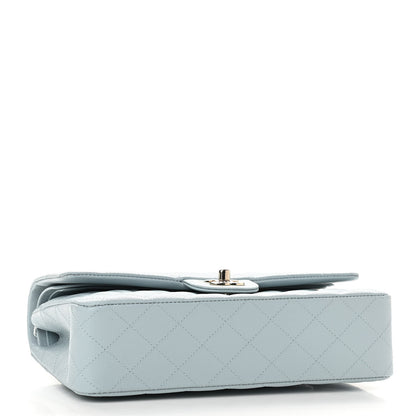 Chanel Caviar Quilted Medium Double Flap Light Blue 4 of 11