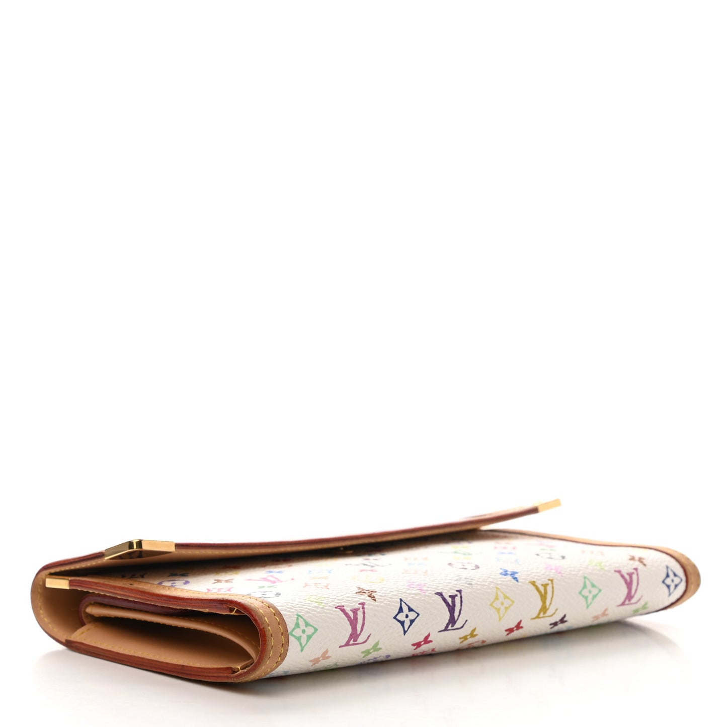 Monogram Multicolor Porte Tresor International Wallet White