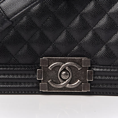 Chanel Caviar Quilted Small Boy Flap Black 7 of 8