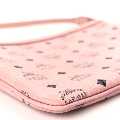 MCM Visetos Liz Shopper Tote Pouch Light Pink 8 of 10