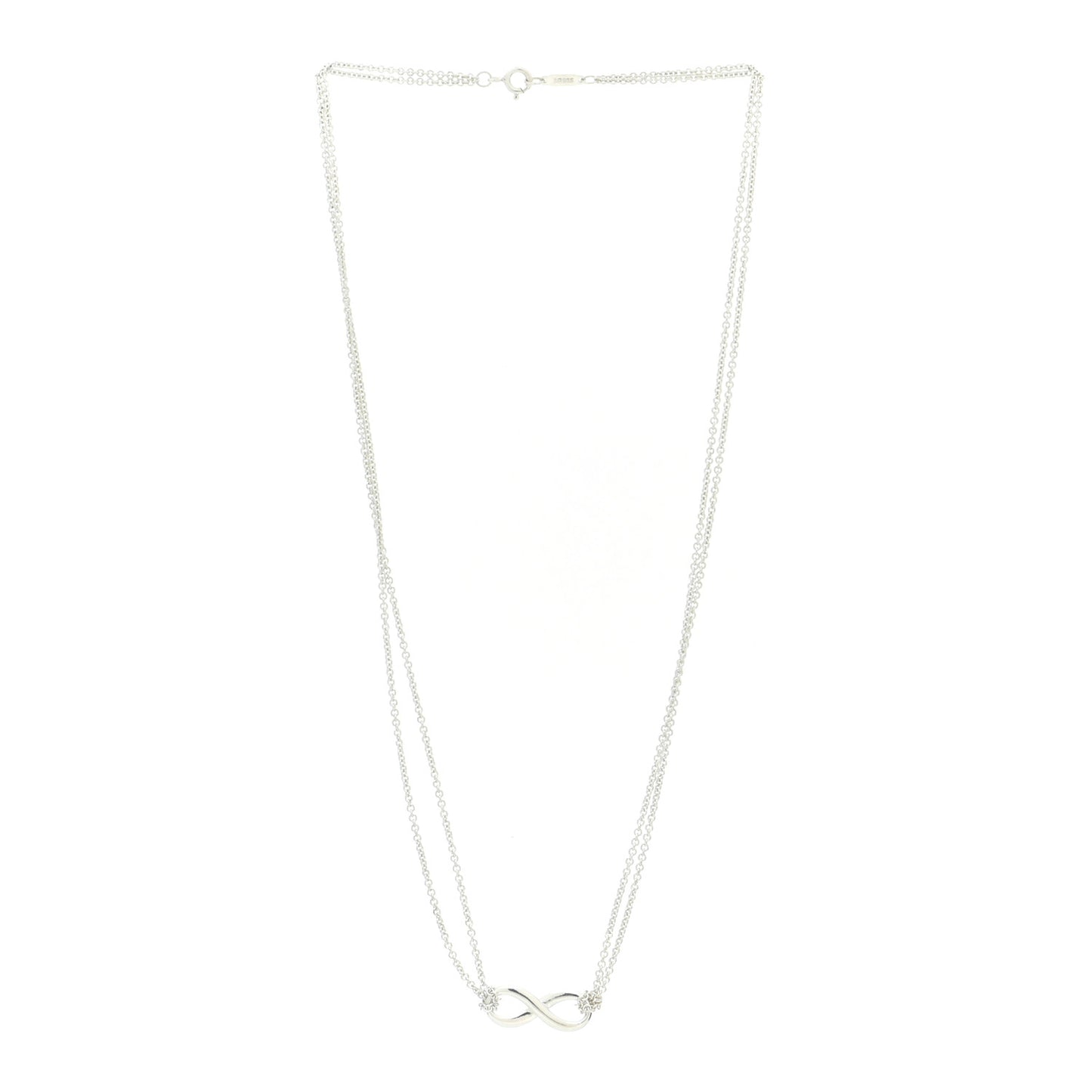 Sterling Silver Infinity Pendant Necklace