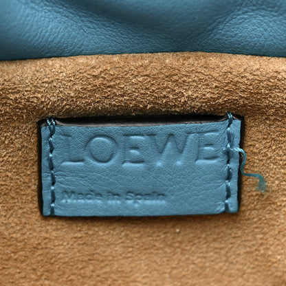 Loewe Calfskin Mini Flamenco Knot Bag Cyan 6 of 8