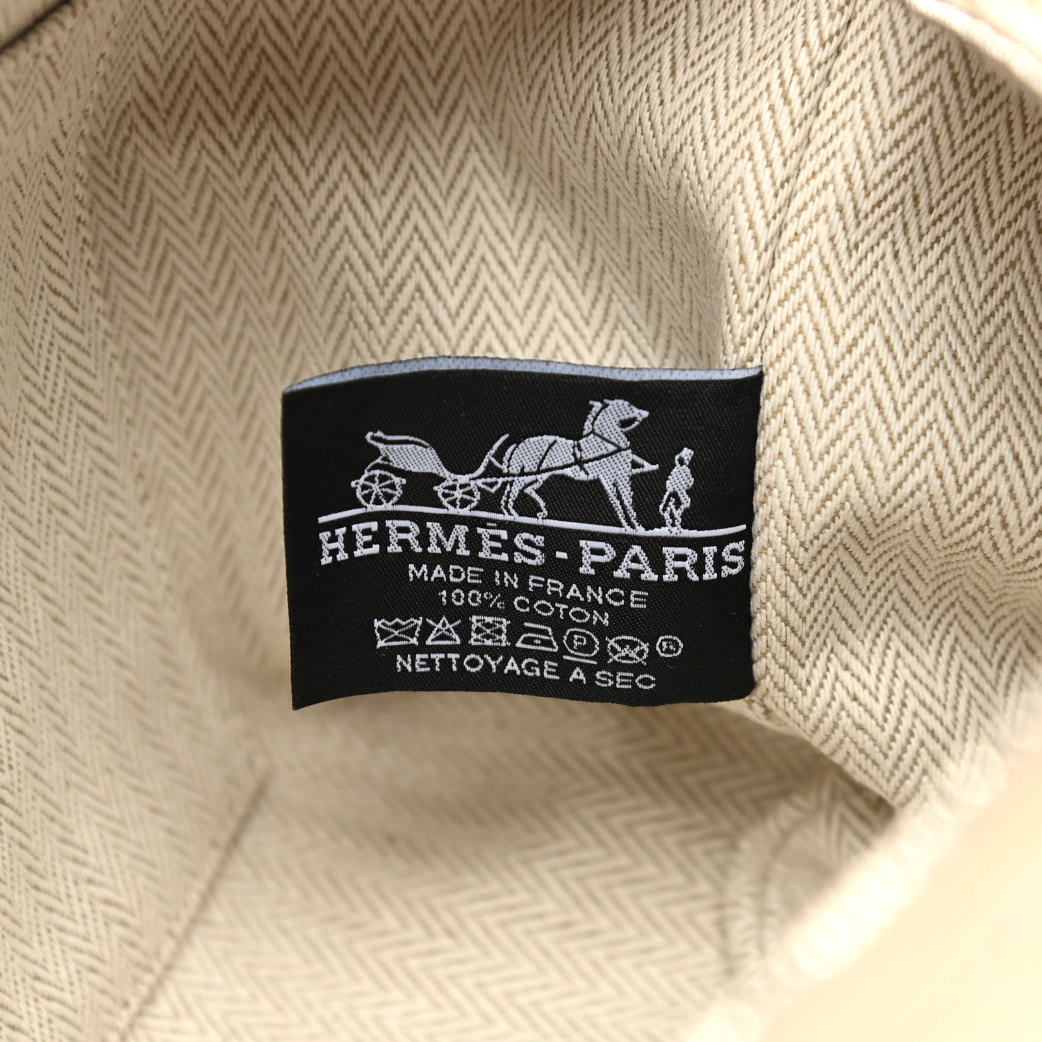 Hermes Canvas Small Bride-A-Brac Pouch Natural 6 of 6