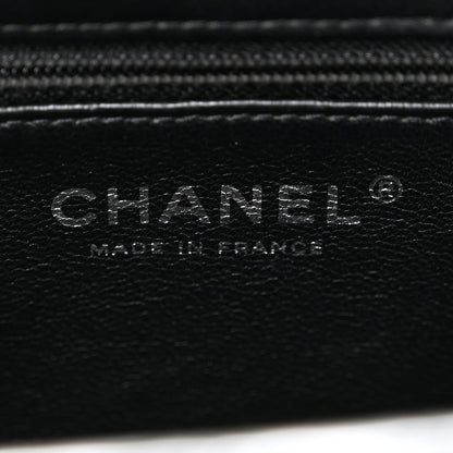 Chanel Patent Quilted Timeless Clutch Black 6 of 9