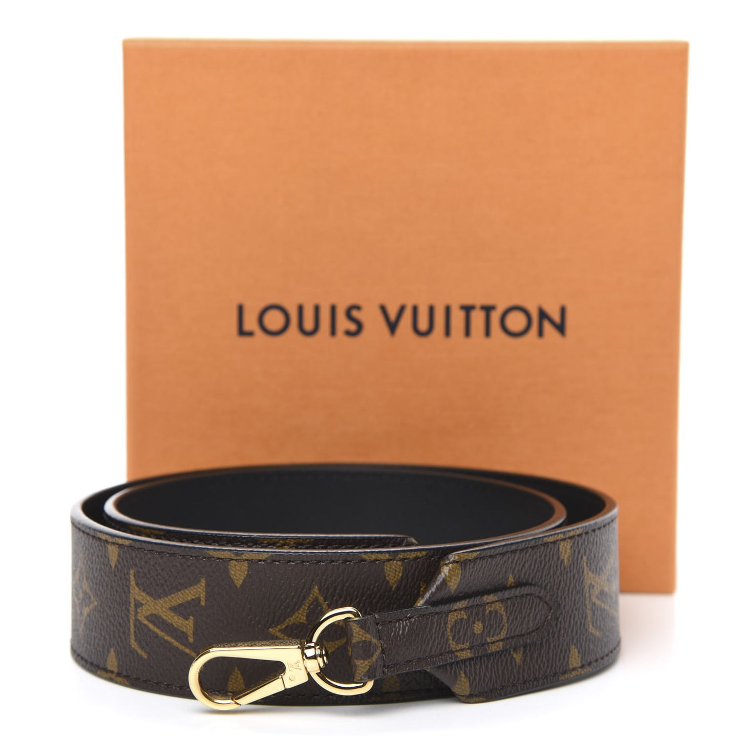 Monogram Bandouliere Shoulder Strap Black