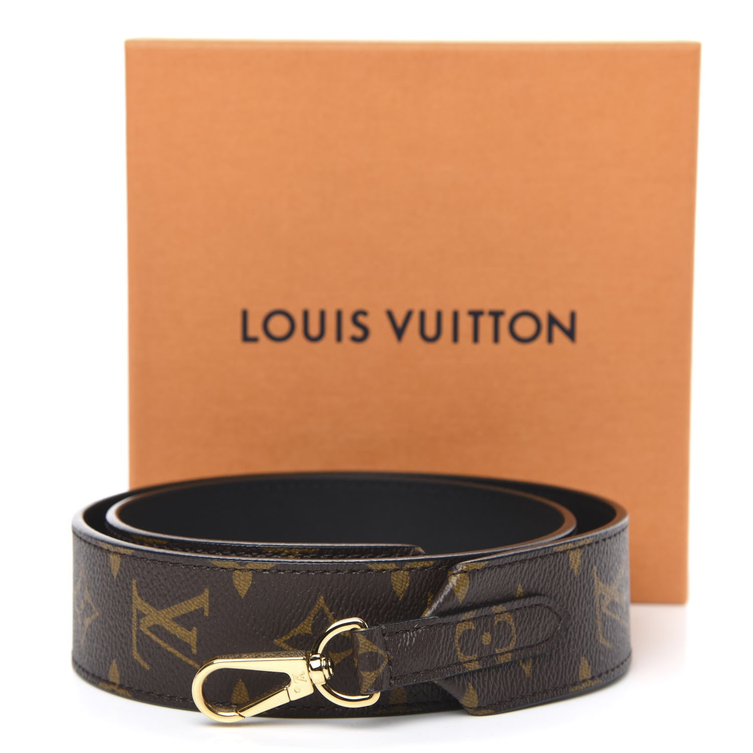 Louis Vuitton Monogram Bandouliere Shoulder Strap Black 6 of 6