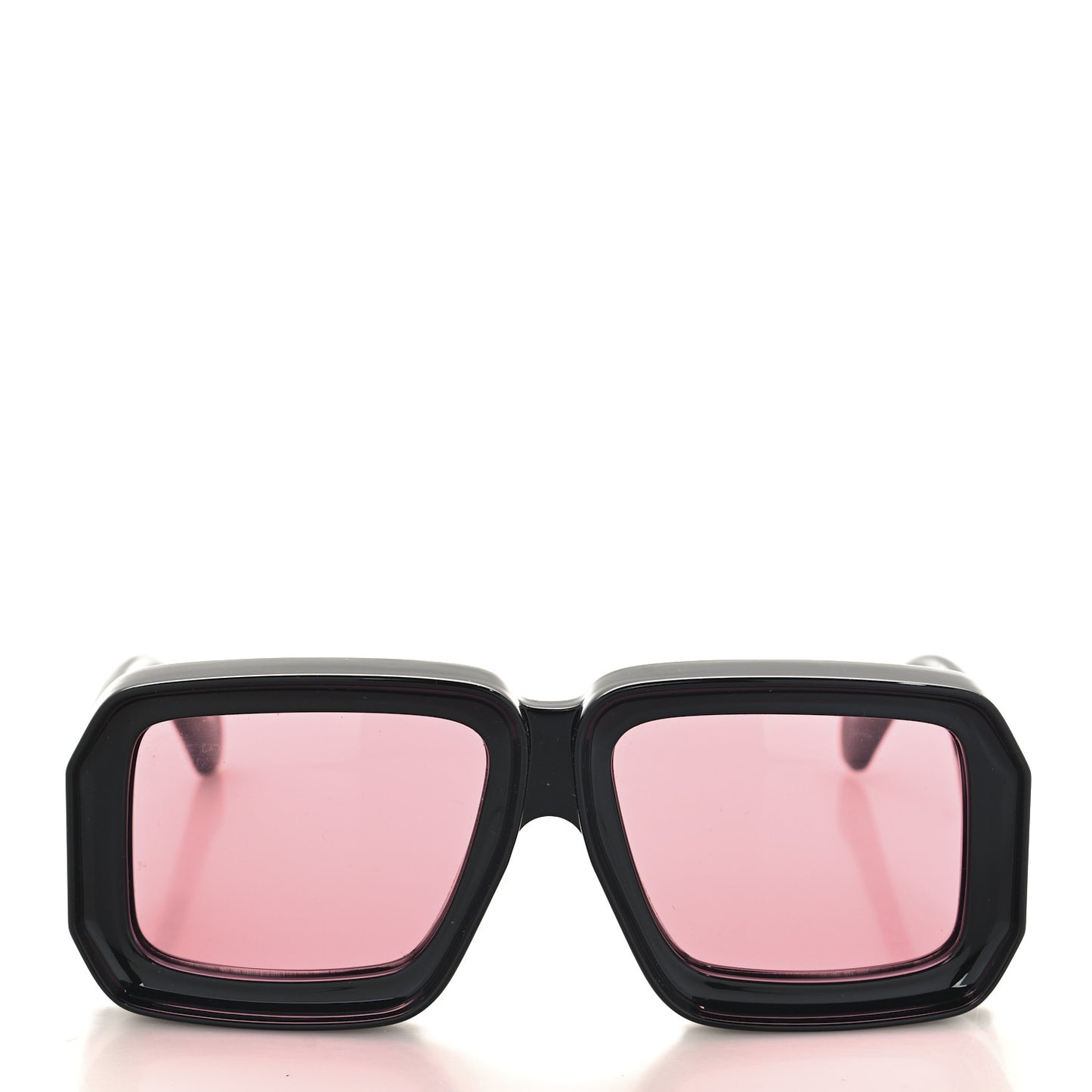 Acetate Paula's Ibiza Dive In Mask Sunglasses LW40064U Black Pink