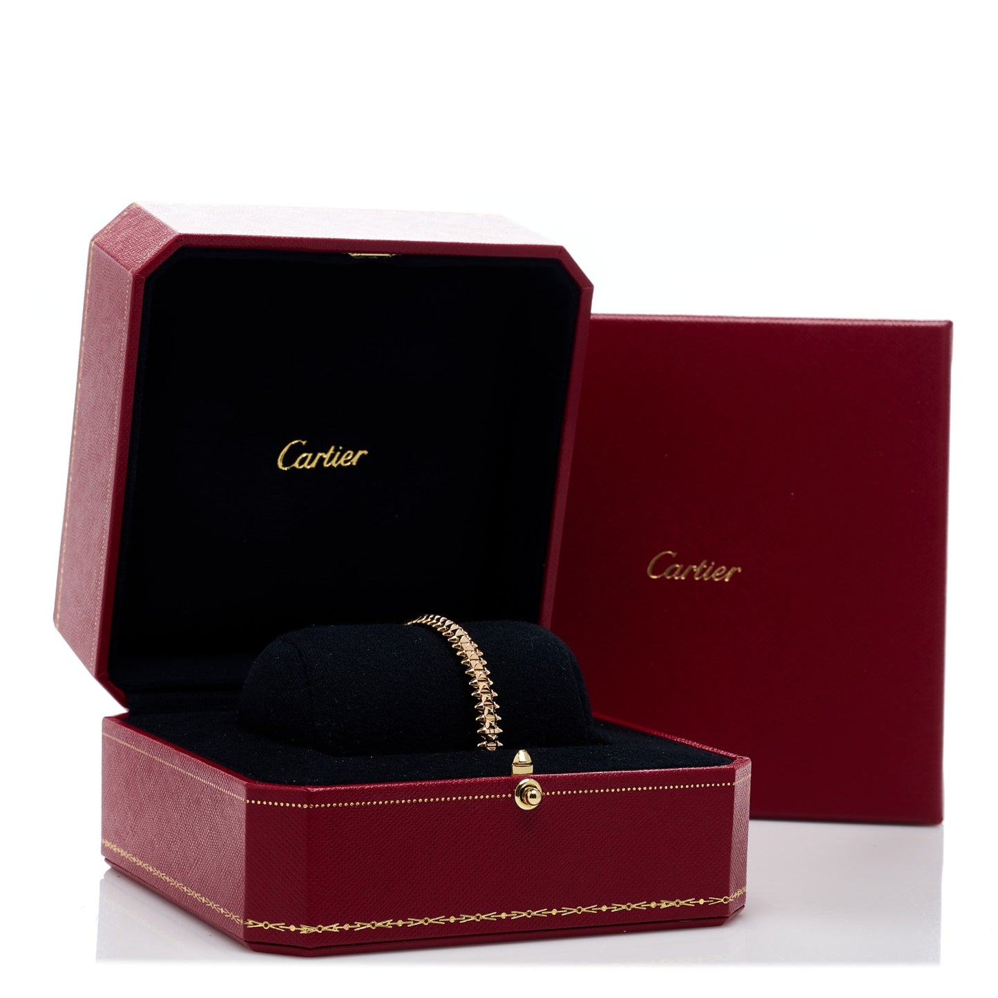 18K Pink Gold Small Clash De Cartier Bracelet 17