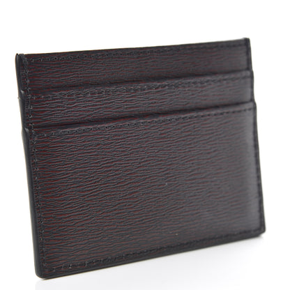 Christian Dior Calfskin Bee Signature Card Holder Red Black 3 of 8