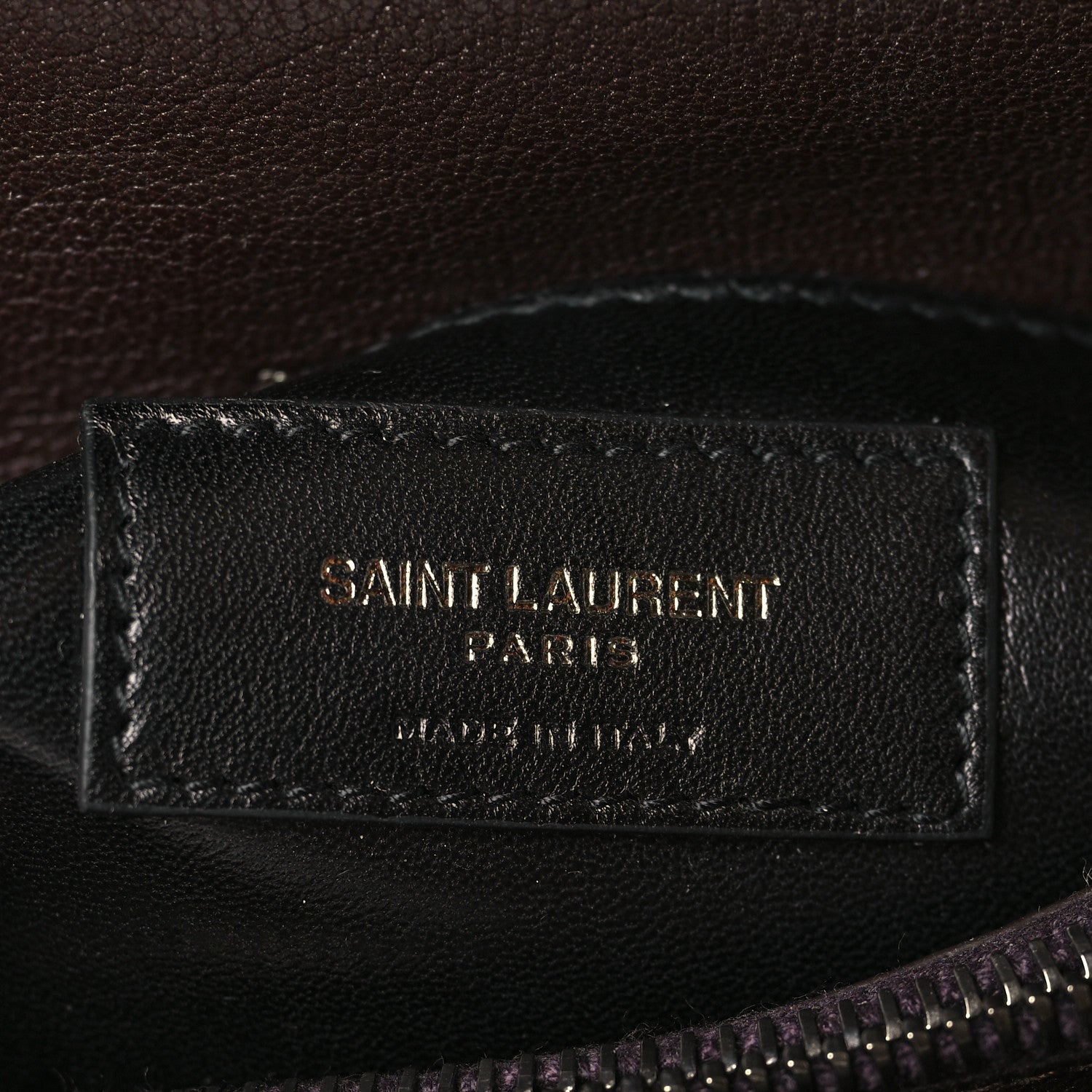 Saint Laurent Sheepskin Matelasse Chevron Monogram Medium College Bag Black Tulip 7 of 10