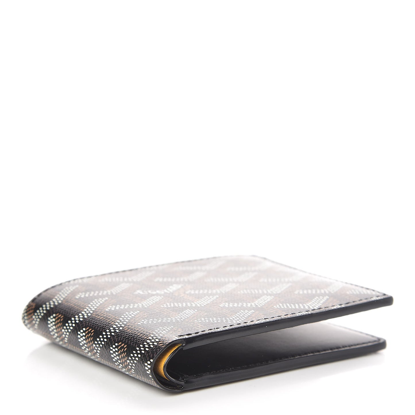Goyardine Bi-Fold Victoire PM Wallet Black