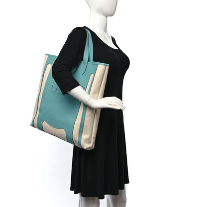 Hermes Canvas Epsom Calfskin Petit H Monsieur B Bag 2 of 8