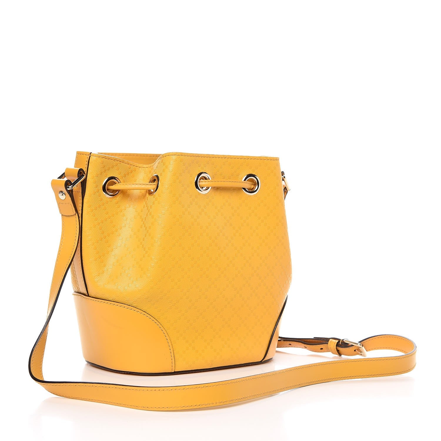 Gucci Hilary Lux Bright Diamante Small Bucket Bag Bumblebee 3 of 7