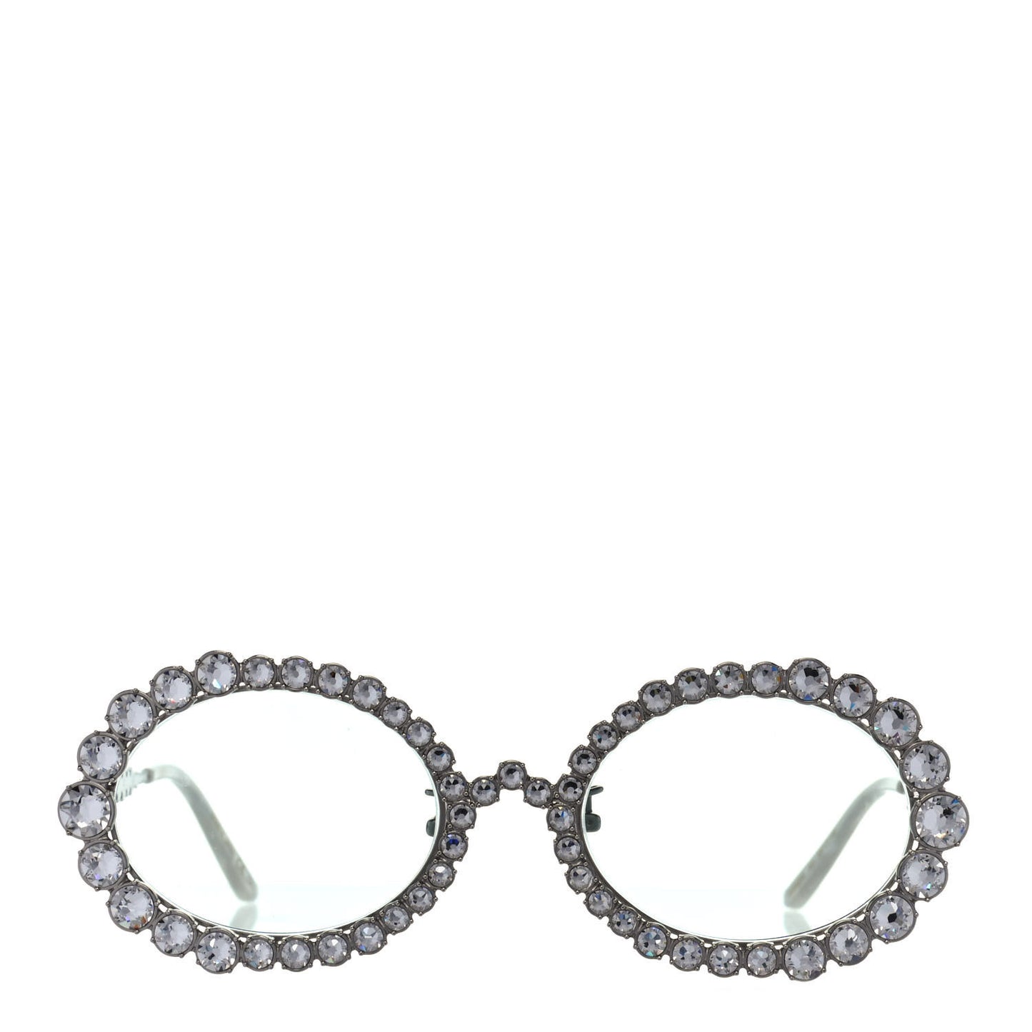 Crystal Oval Sunglasses GG0620S Silver