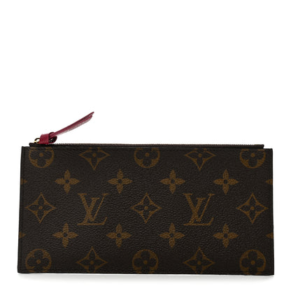 Louis Vuitton Monogram Felicie Chain Wallet Zippered Insert Fuchsia 1 of 6