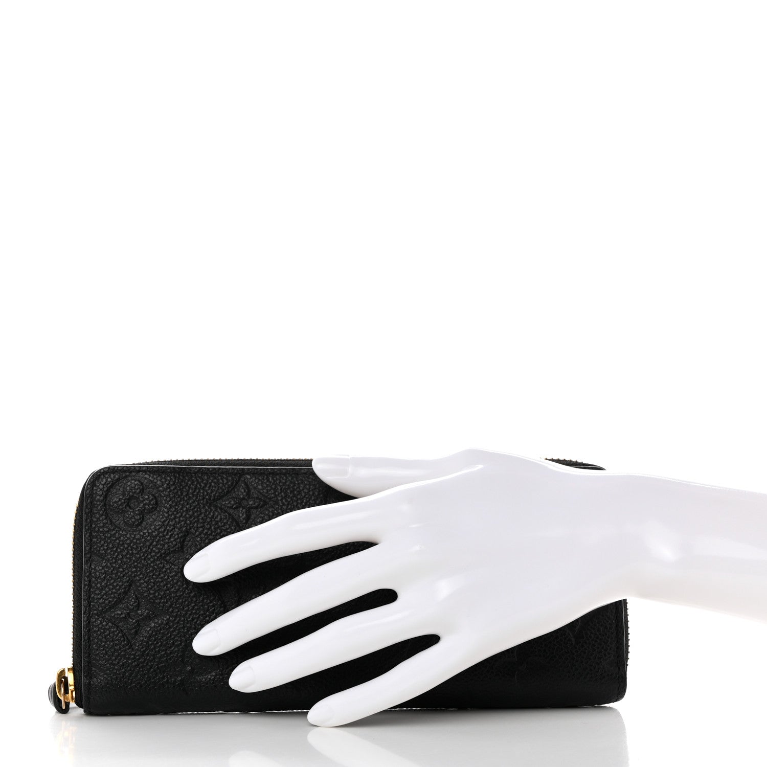 Louis Vuitton Empreinte Clemence Wallet Black 2 of 7