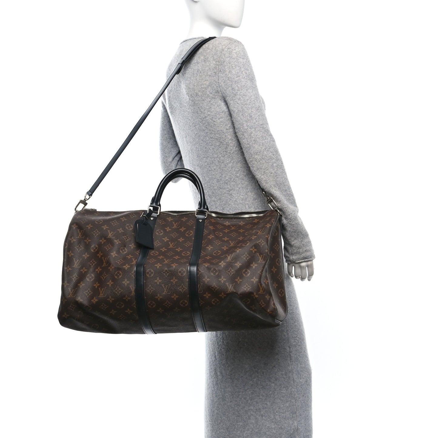 Monogram Macassar Keepall Bandouliere 55
