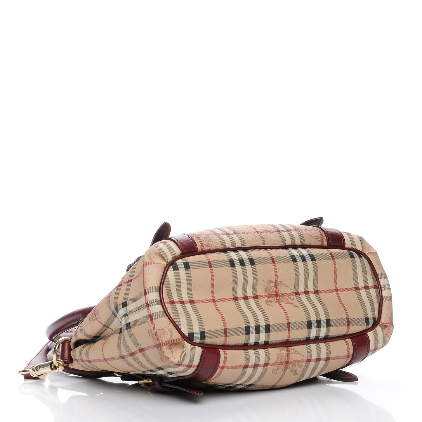 Haymarket Check Small Northfield Tote Burgundy
