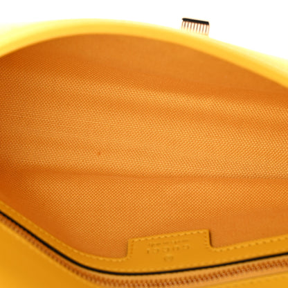 Gucci GG Monogram Textured Dollar Calfskin Small Luce Shoulder Bag Yellow 11 of 11