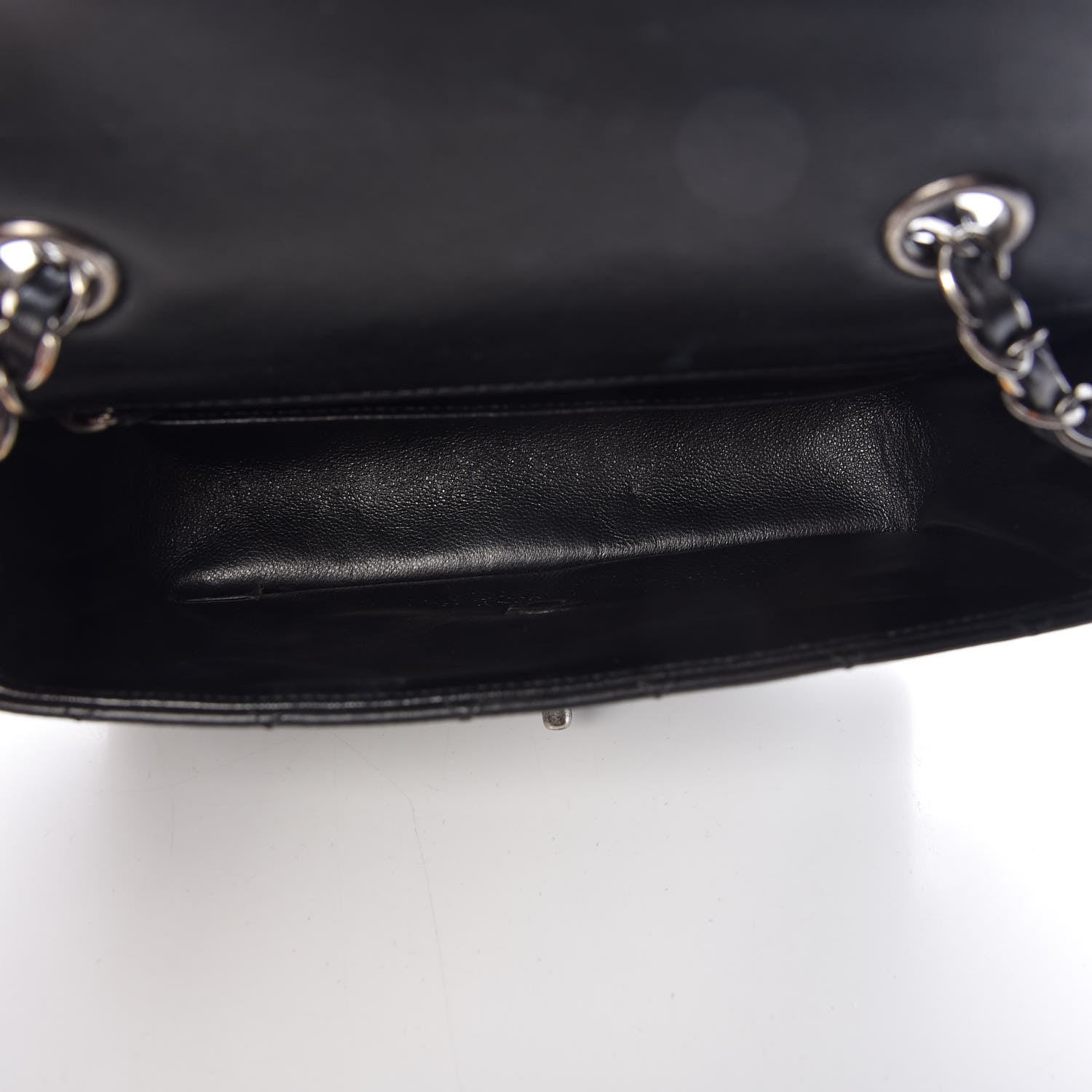 Chanel Lambskin Quilted Mini Rectangular Flap Black 5 of 10
