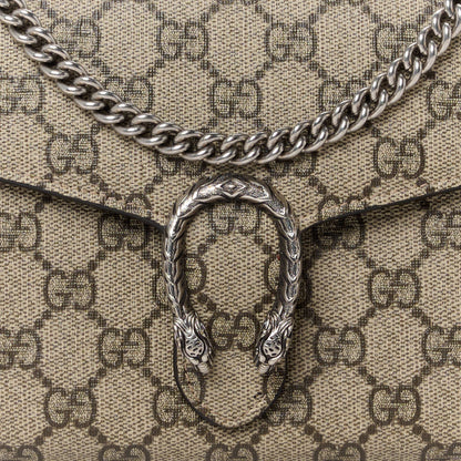 Gucci GG Supreme Monogram Mini Dionysus Chain Wallet Beige Taupe 8 of 14