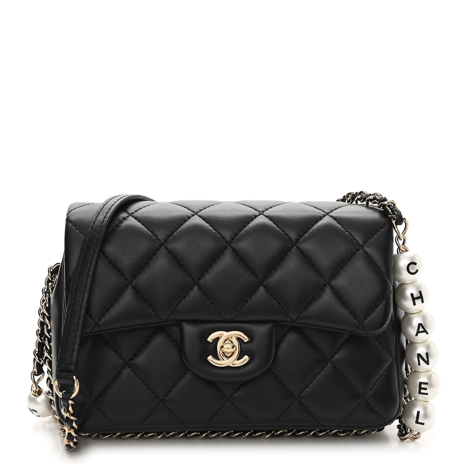 Chanel Lambskin Quilted Small My Precious Flap Black 1 of 11