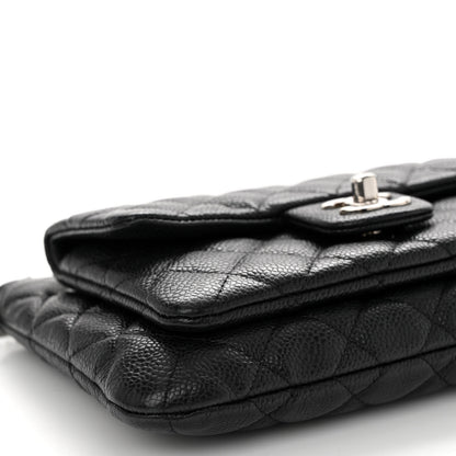 Chanel Iridescent Caviar Quilted Daily Zip Crossbody Bag Black 10 of 12