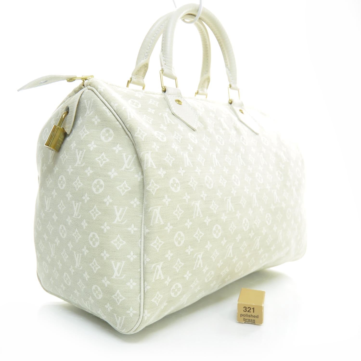 Louis Vuitton Mini Lin Speedy 30 Dune 2 of 9