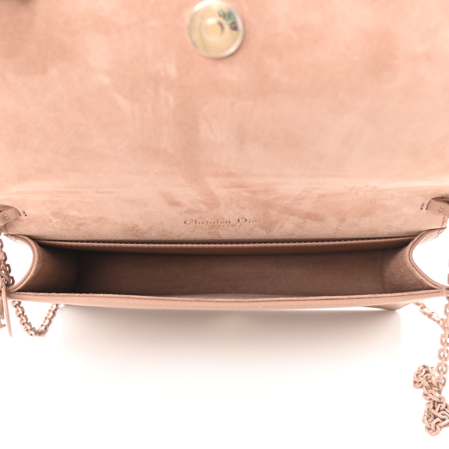 Christian Dior Ultra Matte Calfskin Cannage Lady Dior Clutch Fard 6 of 10