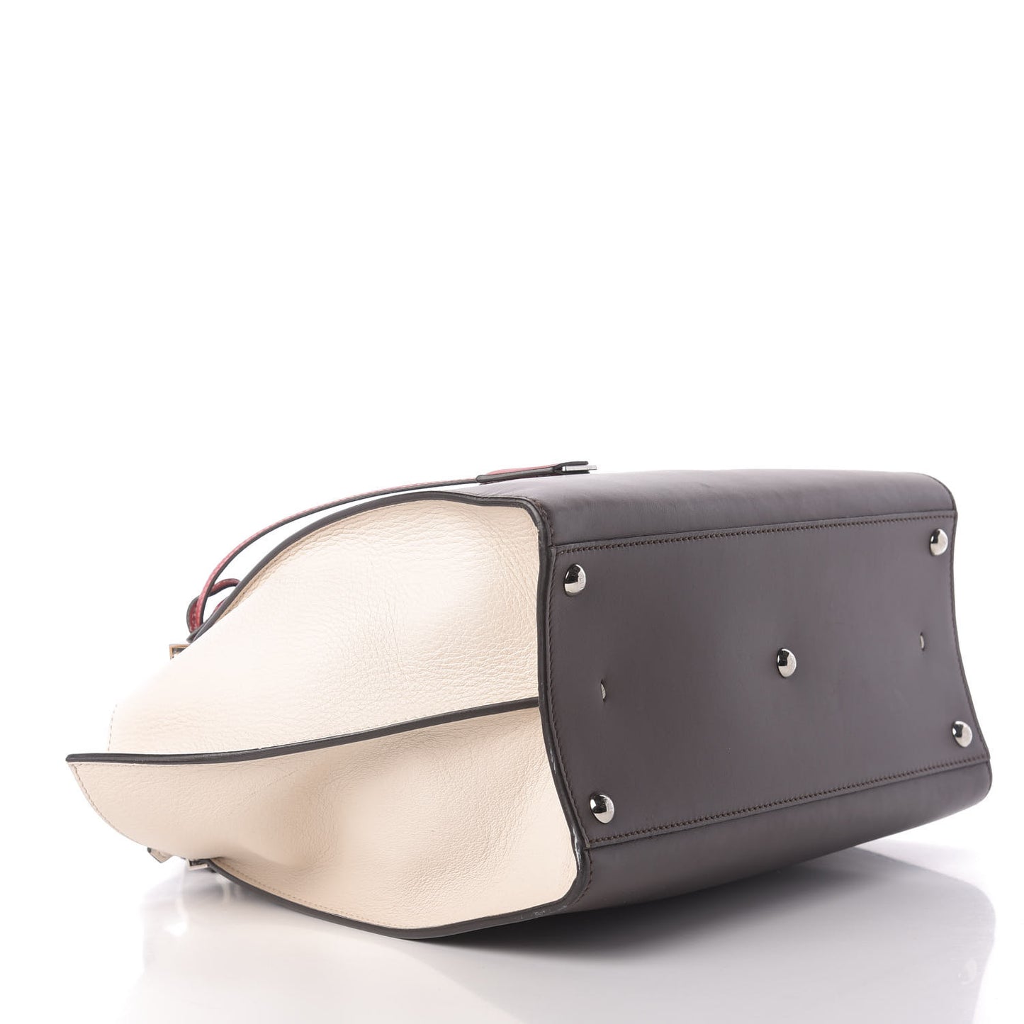 Calfskin Petite 3Jours Tote Marrone Camelia Ice