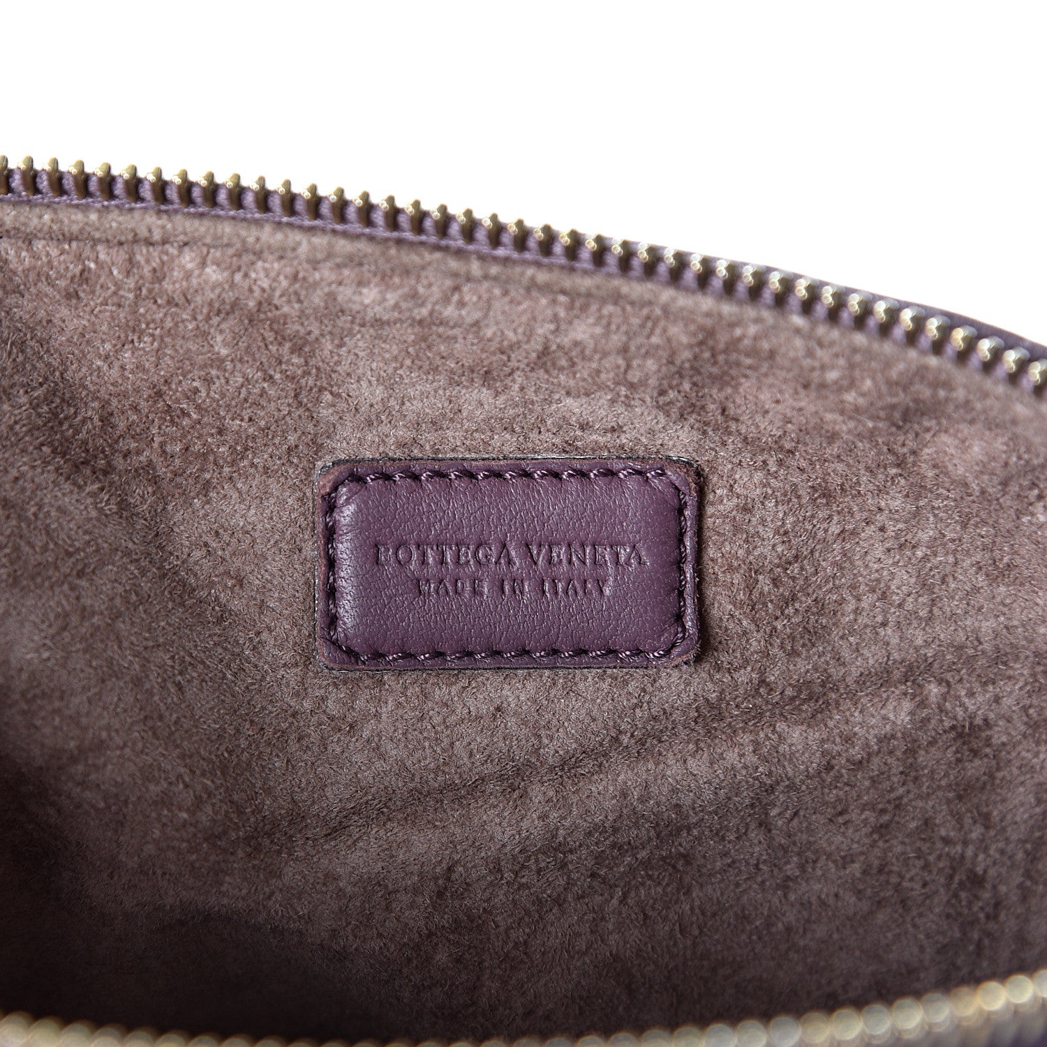 Bottega Veneta Nappa Intrecciato Large Cosmetic Case Lilac 5 of 8
