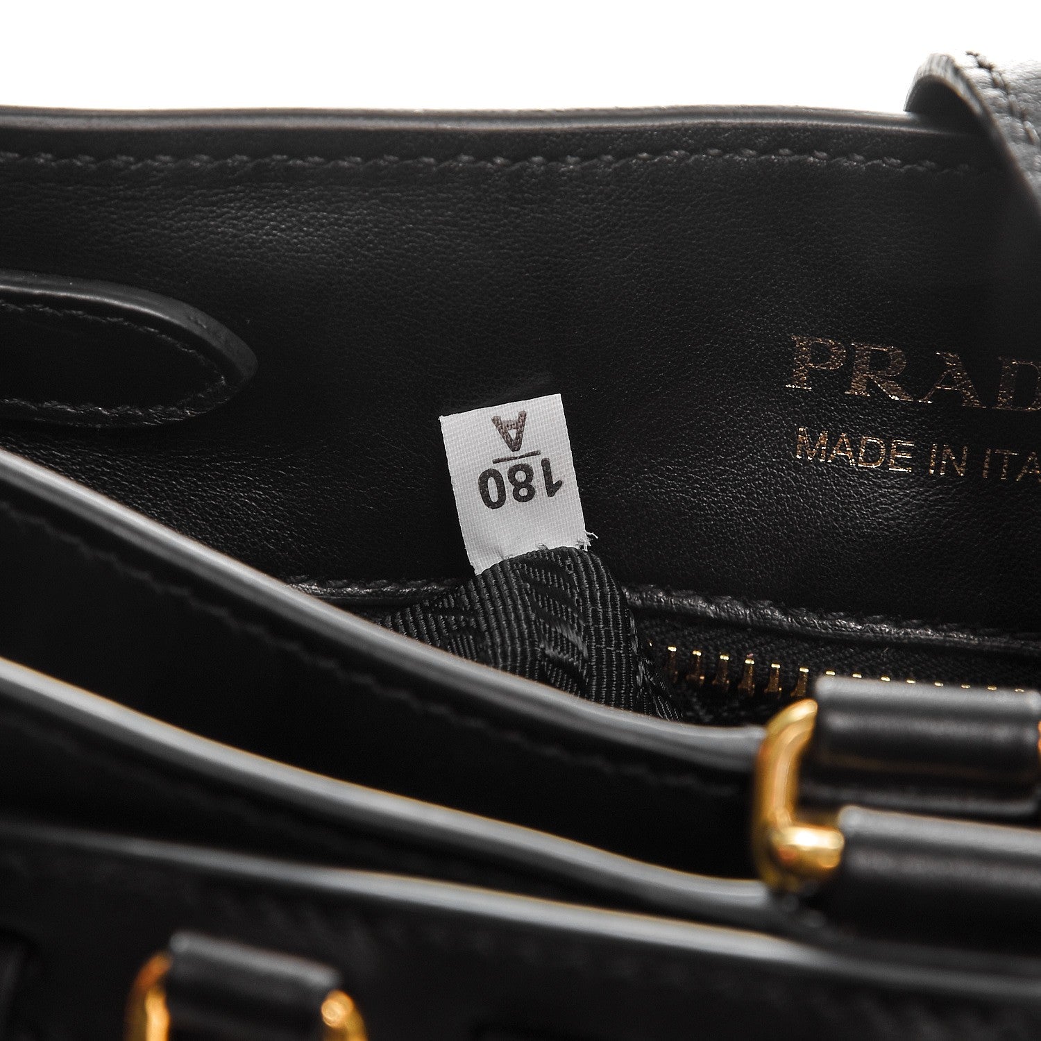 Prada Saffiano Cuir Calf Corsaire Bag Nero Black 5 of 7