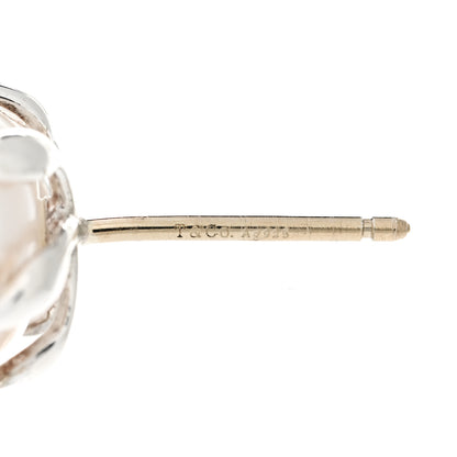 Tiffany Sterling Silver Pearl Paloma Picasso Olive Leaf Earrings 4 of 5