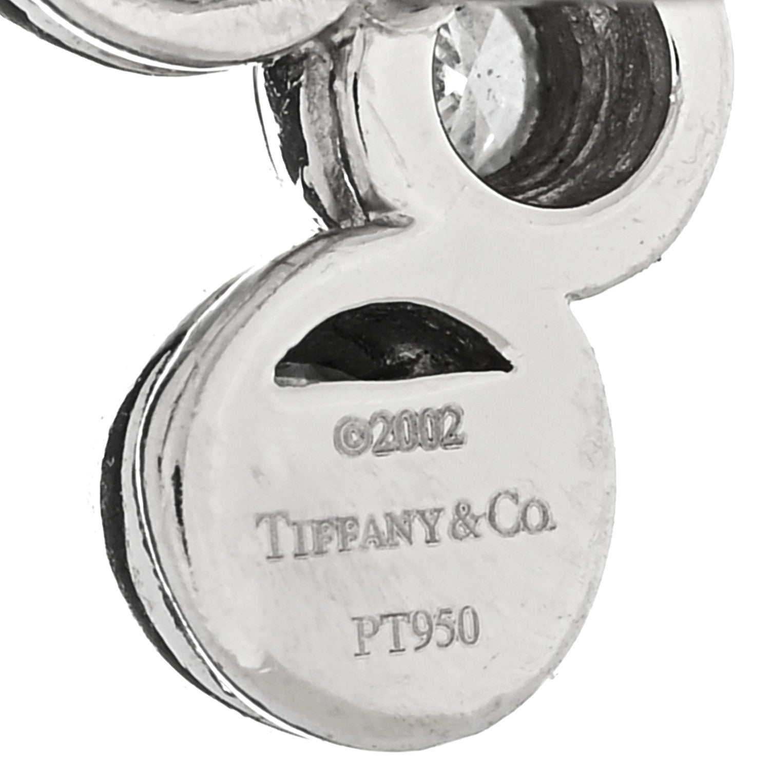 Tiffany Platinum Diamond Bubbles Stud Earrings 4 of 4