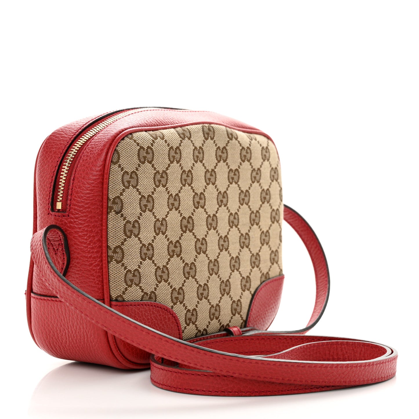 Monogram Mini Bree Messenger Bag Red